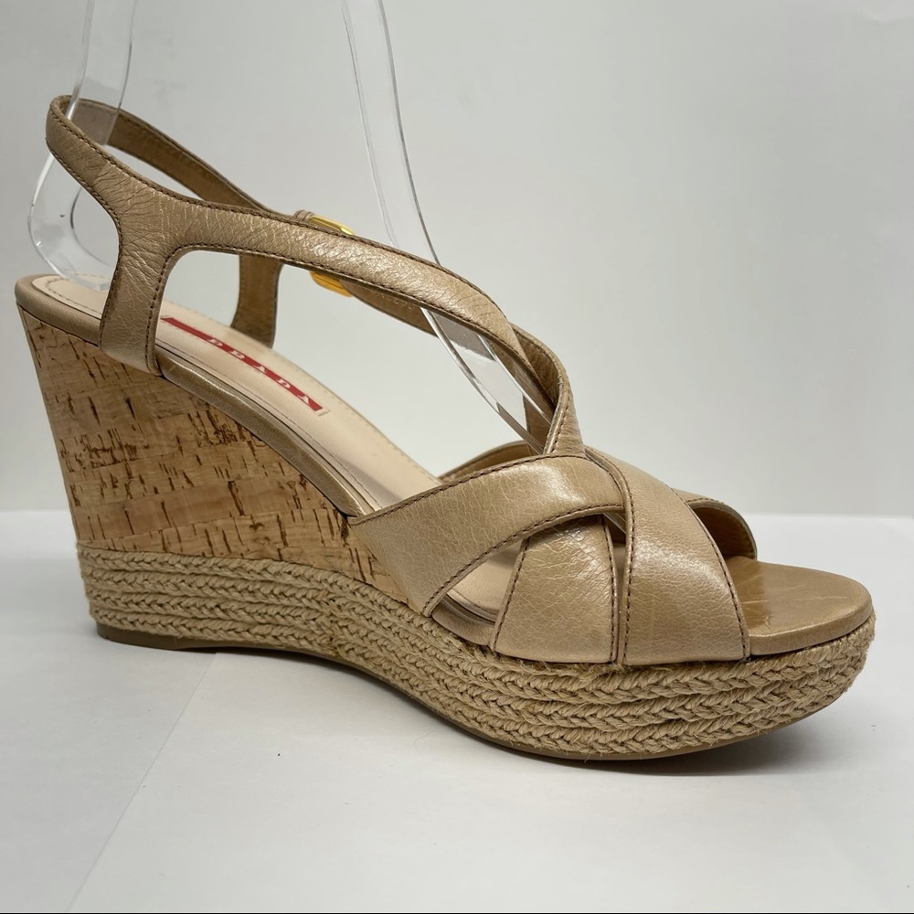 Prada Platform Sandles